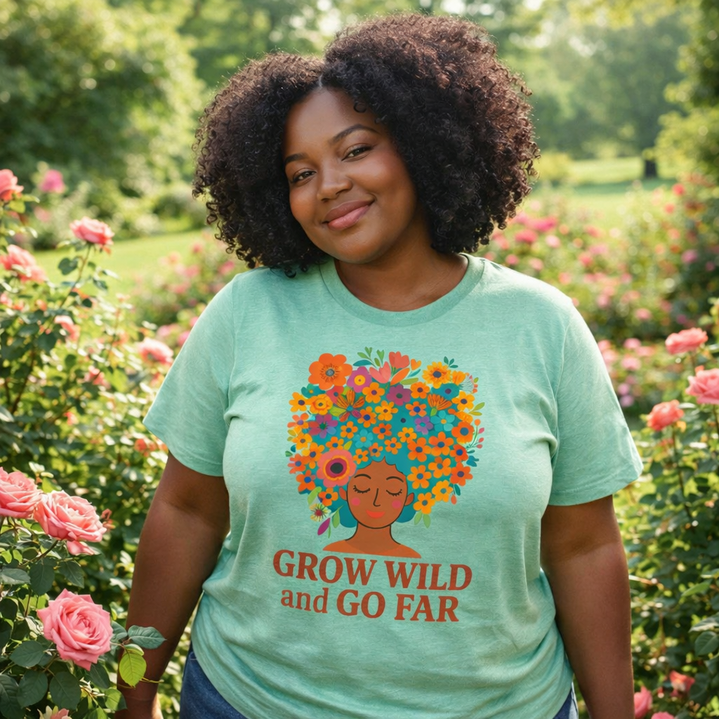 Grow Wild and Go Far, Girl Short Sleeve Tee