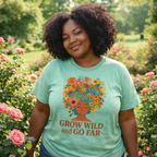 Grow Wild and Go Far, Girl Short Sleeve Tee
