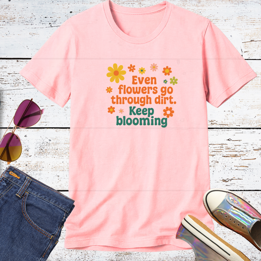 Keep Blooming Short Sleeve Tee