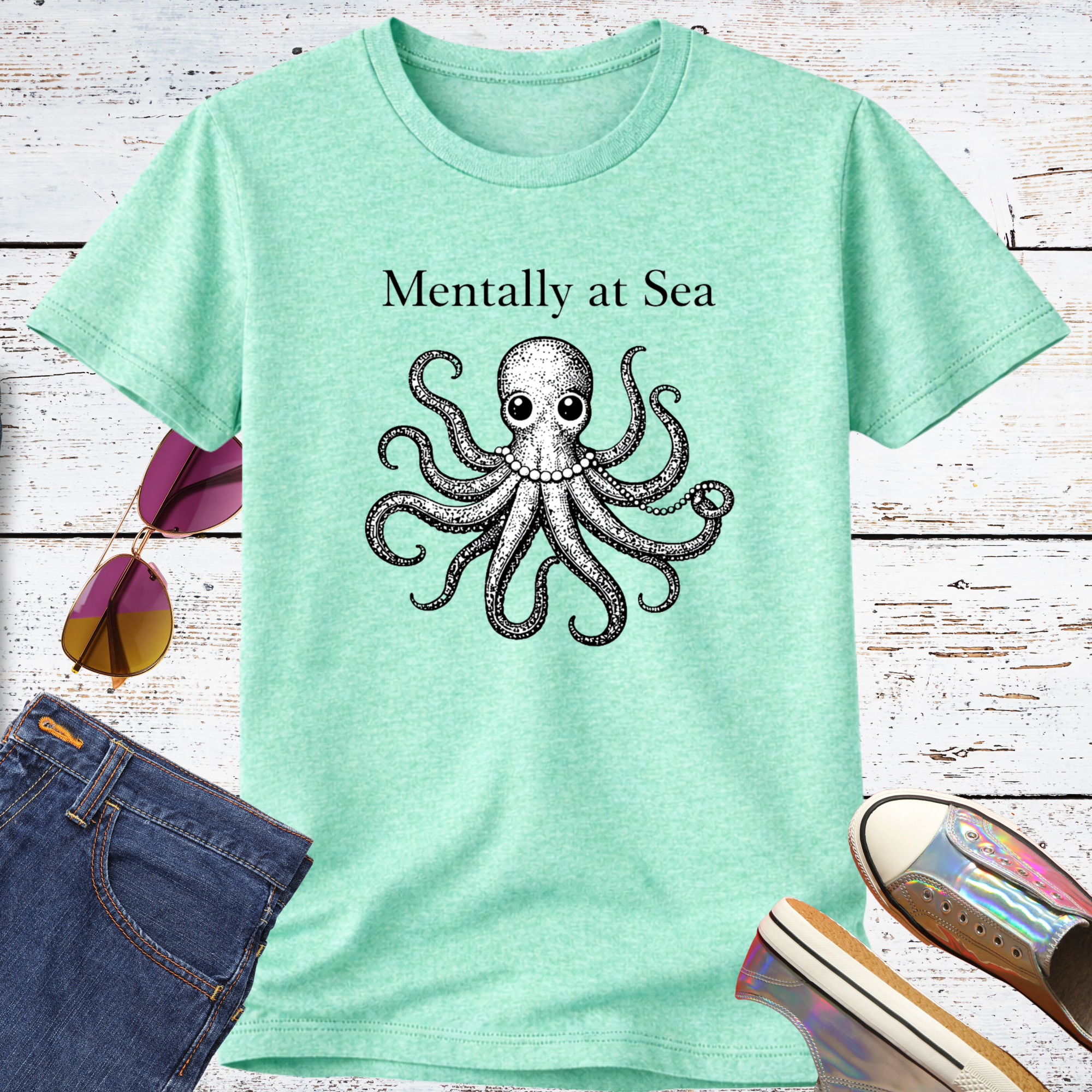 Mentally at Sea Short Sleeve Tee