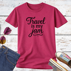 Travel is My Jam Short Sleeve Tee