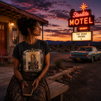 "The Road Knows" Mystical Tarot Short Sleeve Tee for Spiritual Wanderers