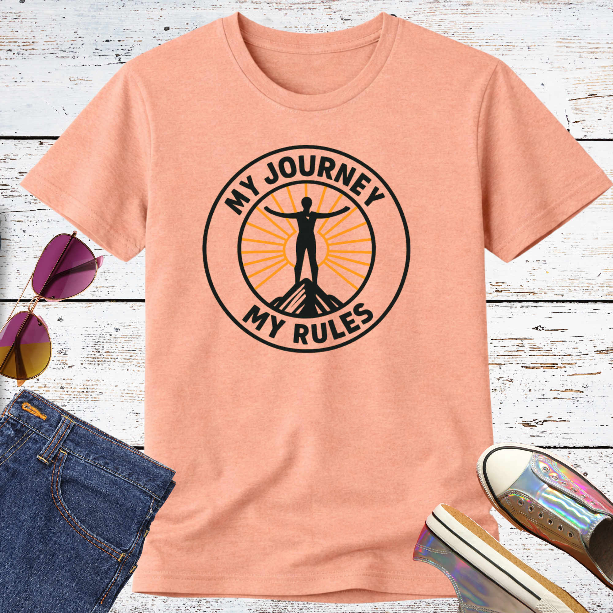My Journey My Rules Short Sleeve Tee
