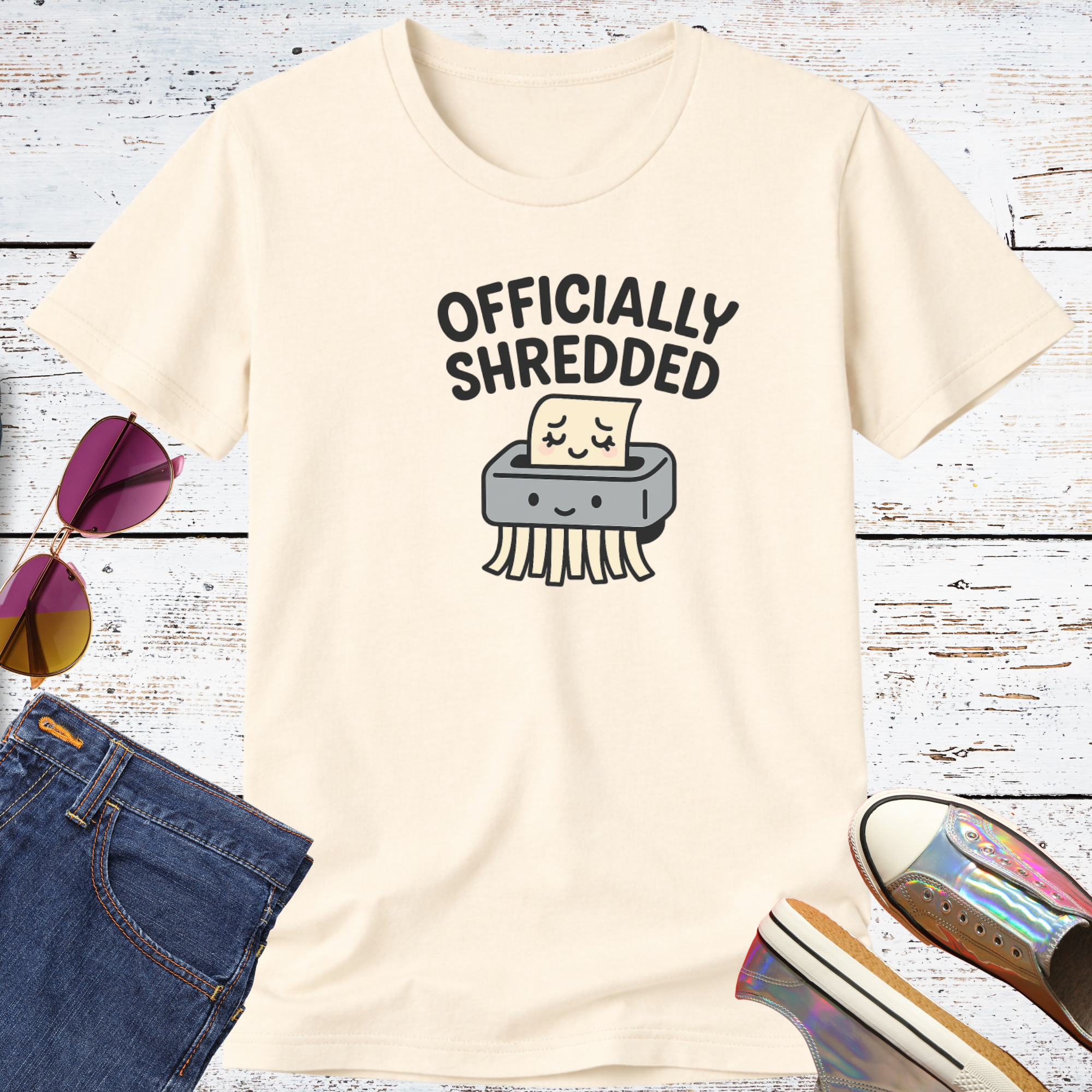Officially Shredded Short Sleeve Tee