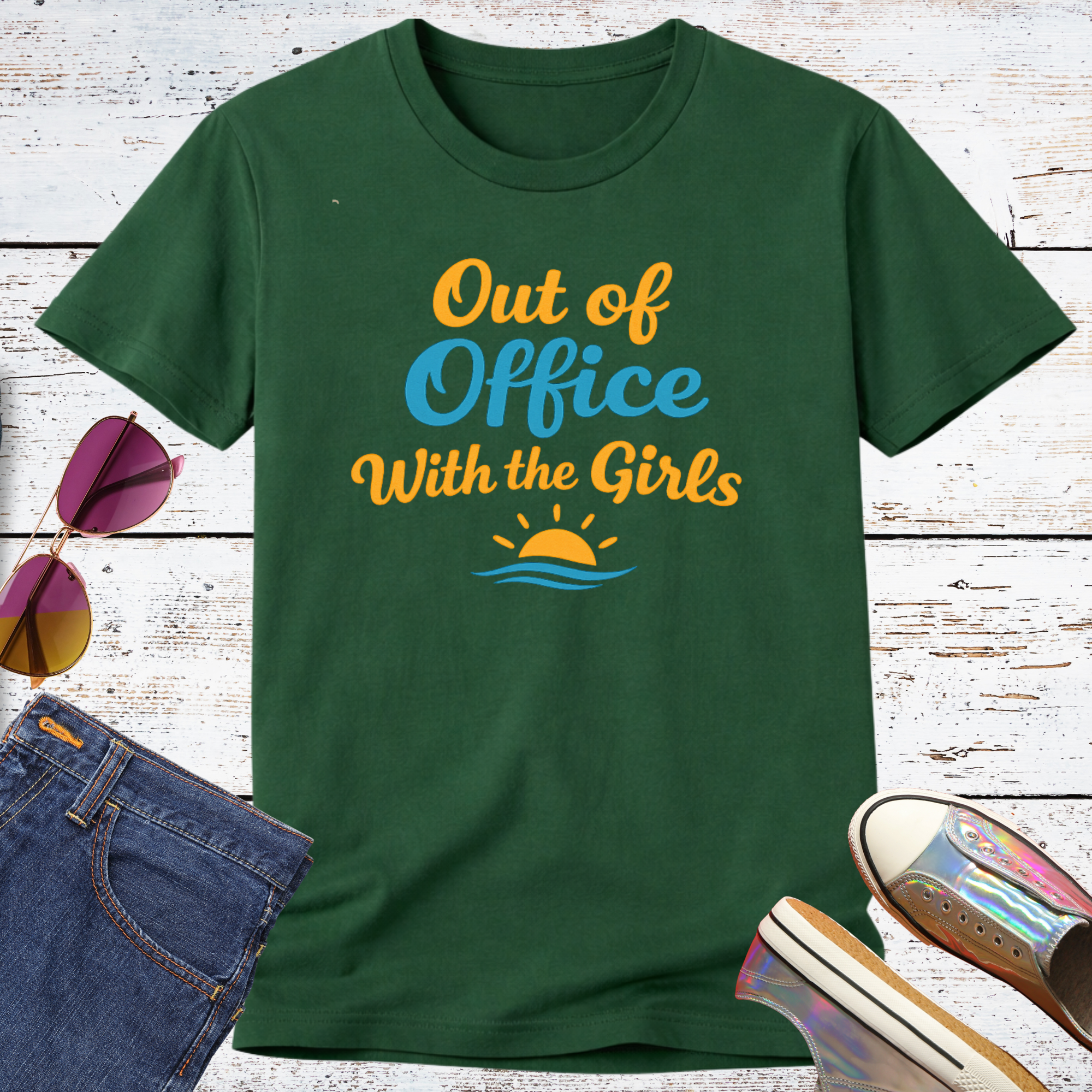 Out of The Office With The Girls Short Sleeve Tee