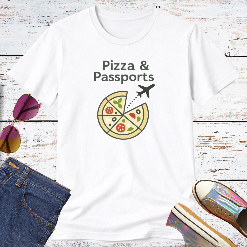 Pizza & Passports Short Sleeve Tee