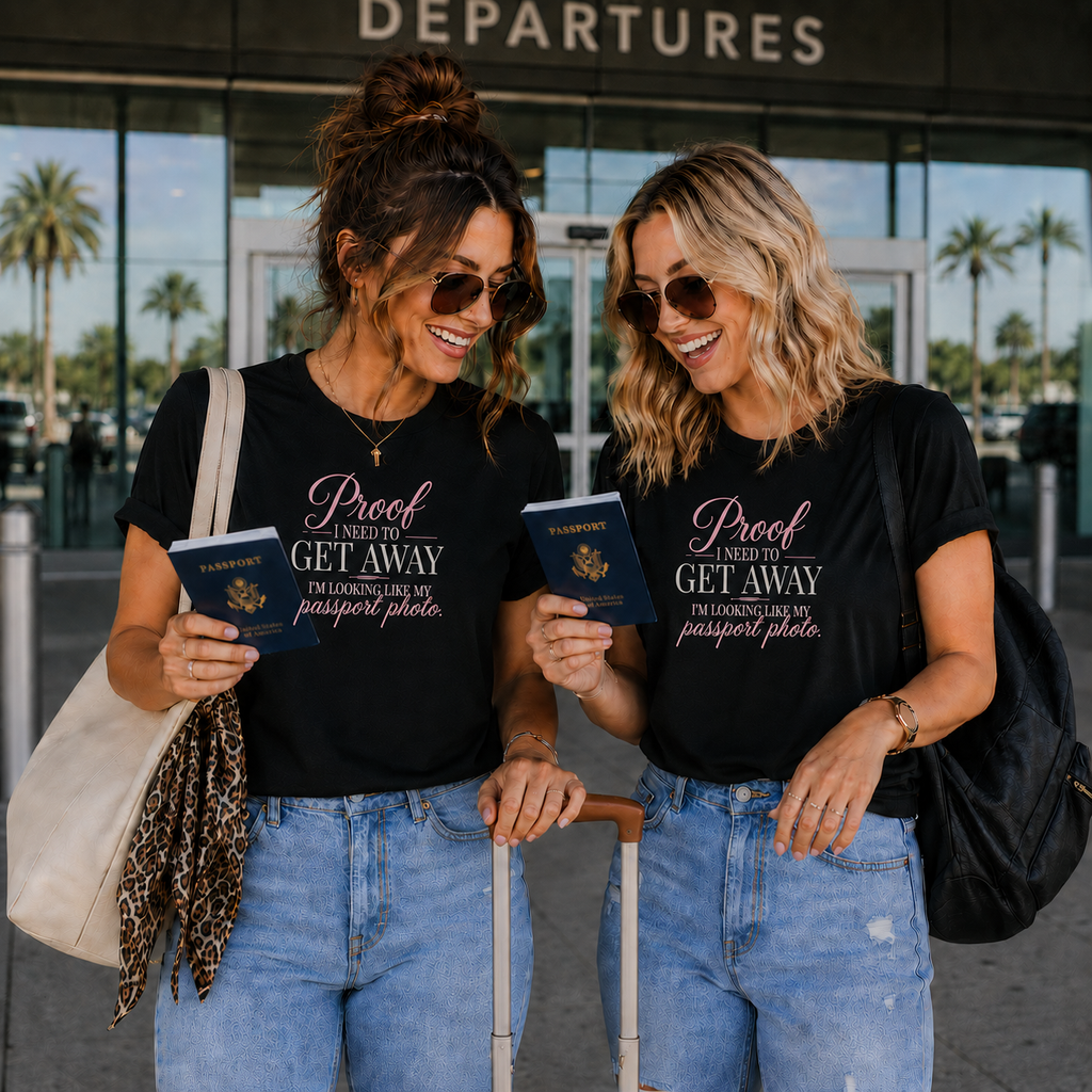 Proof I Need to Get Away Short Sleeve Tee