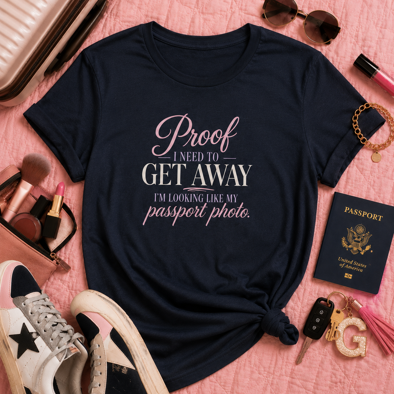 Proof I Need to Get Away Short Sleeve Tee