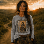 The Road Knows Mystical Tarot Long Sleeve Tee