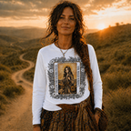 The Road Knows Mystical Tarot Long Sleeve Tee