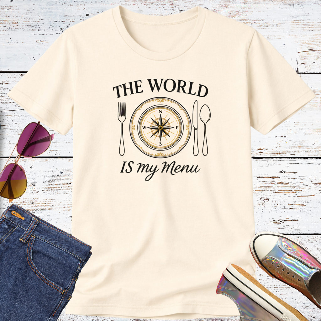 The World is My Menu Short Sleeve Tee