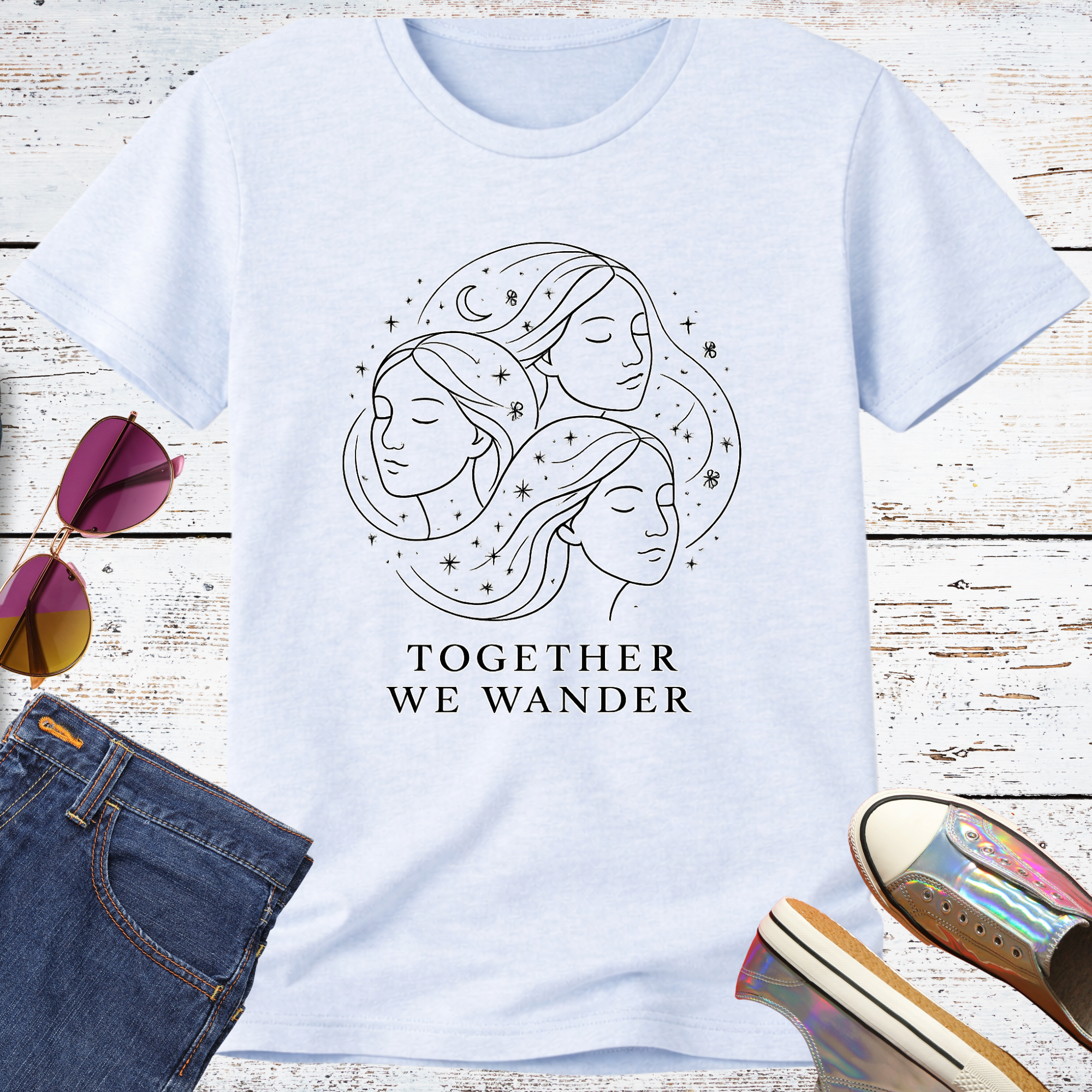 Together We Wander Short Sleeve Tee