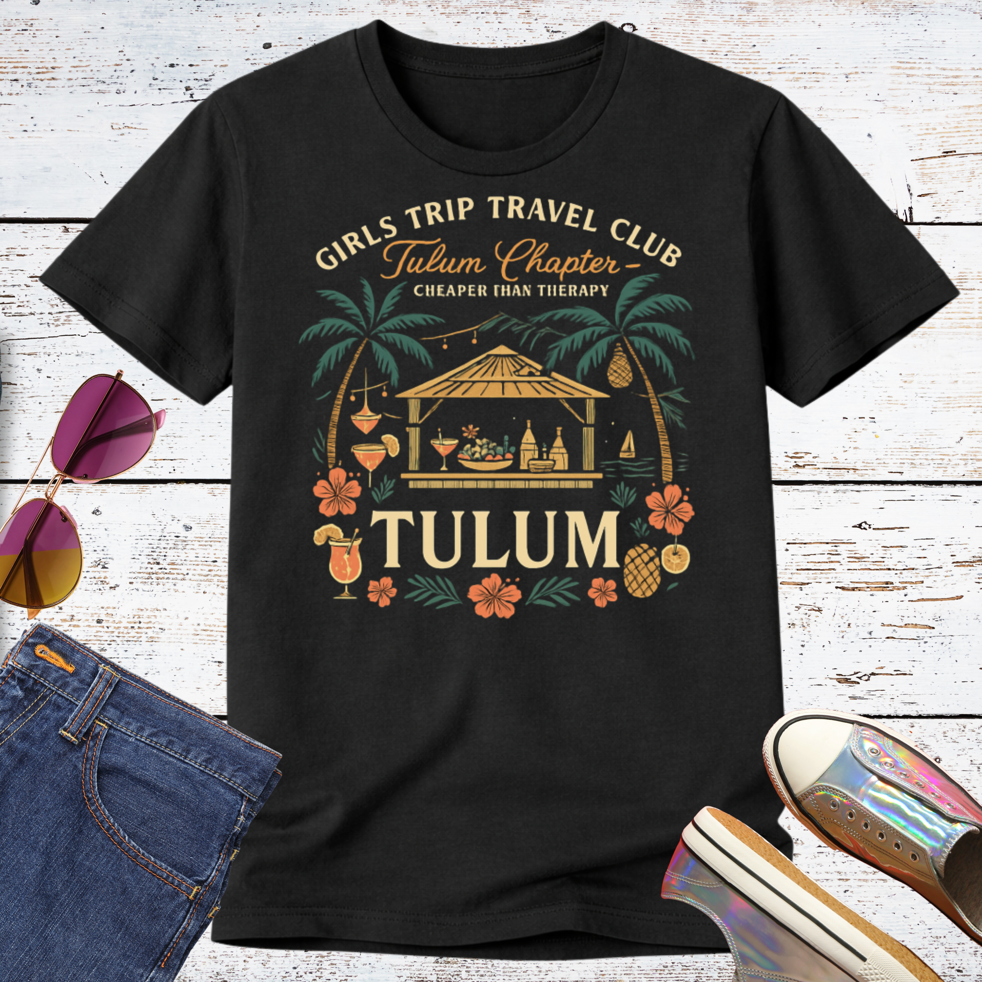 Tulum Travel Club Short Sleeve Tee