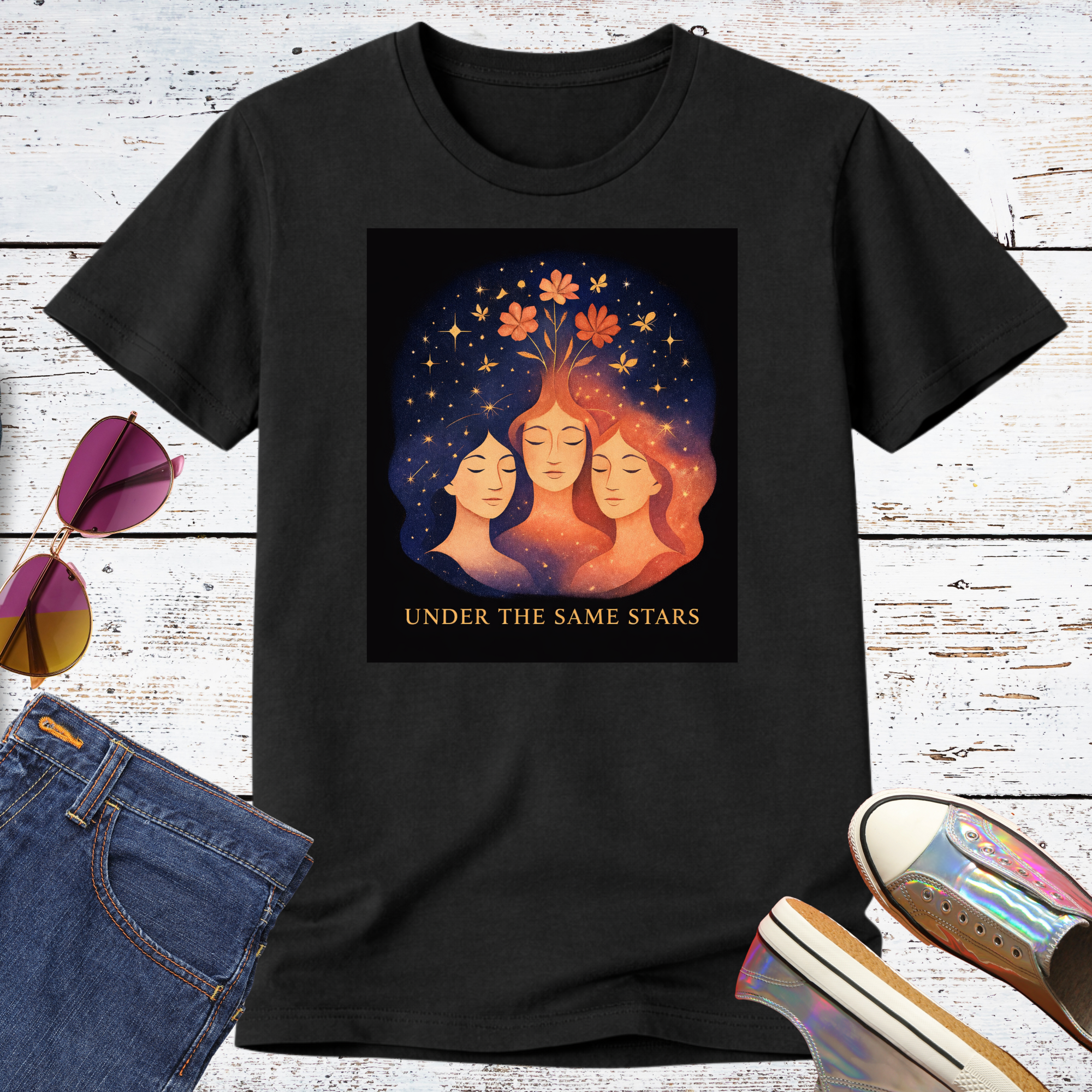Under the Same Stars Short Sleeve Tee