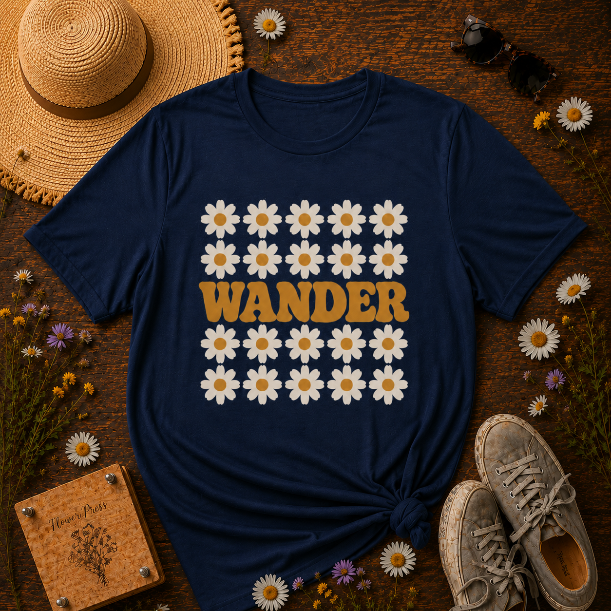 Wander Through the Daisies Short Sleeve Tee