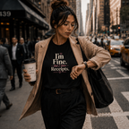 I'm Fine and I Have Receipts Short Sleeve Tee